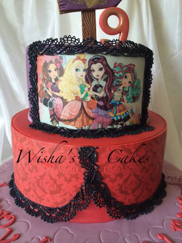 Ever After High Birthday Cake