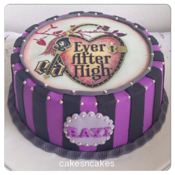 Ever After High Birthday Cake