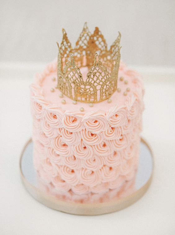 9 Photos of Pink Wedding Cakes Crown