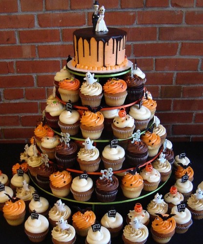 Halloween Wedding Cupcake Ideas