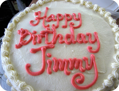 Happy Birthday Jimmy Cake