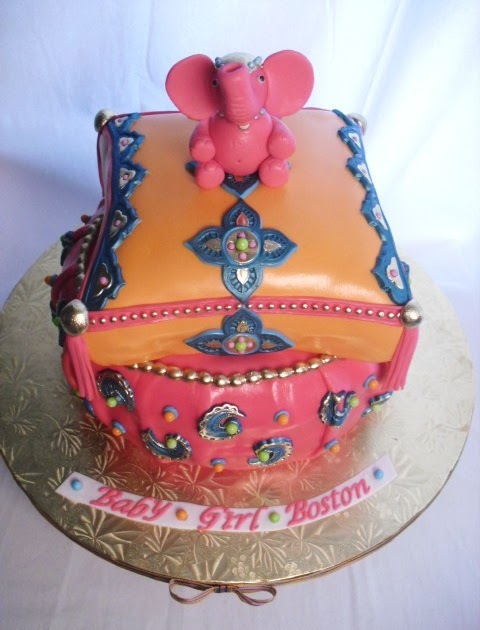 Moroccan Baby Shower Cake