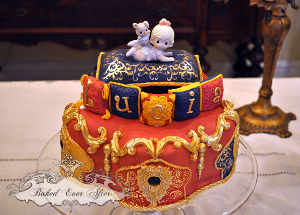 Moroccan Baby Shower Cake