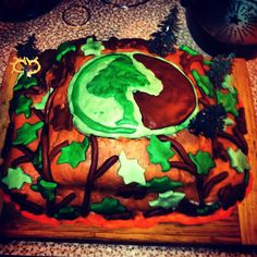 Mossy Oak Birthday Cake