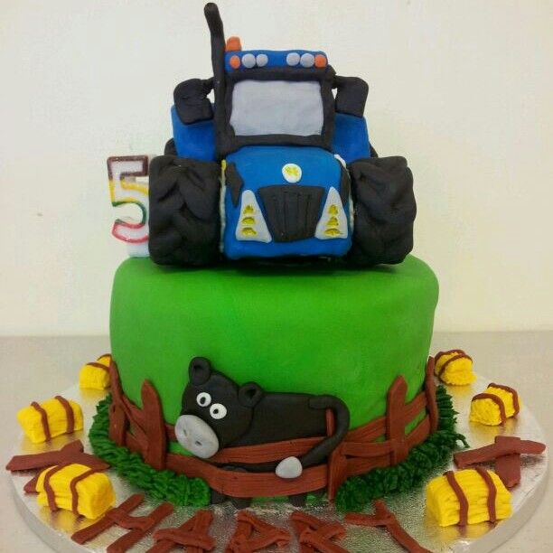 New Holland Tractor Cake