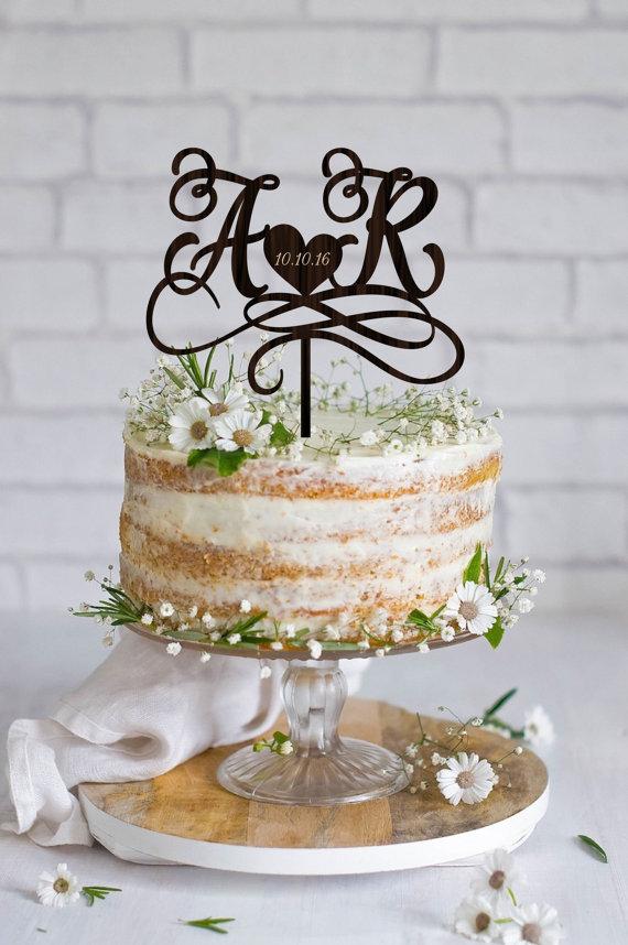 Personalized Wedding Cake Topper