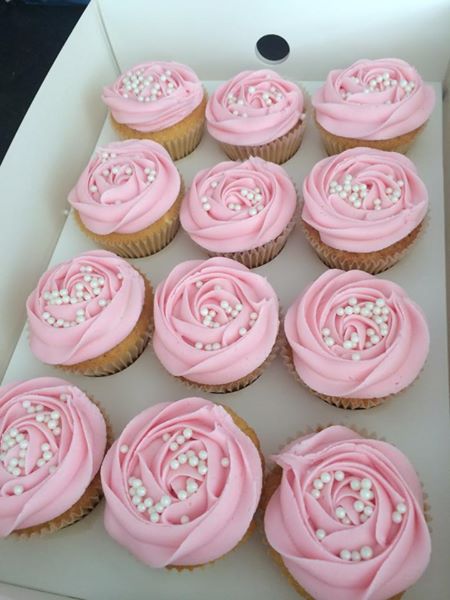 Rose Swirl Cupcakes