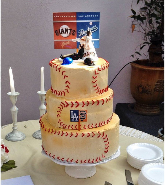 San Francisco Giants Wedding Cake