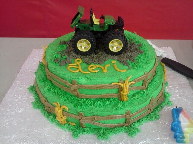 Tractor Birthday Cake