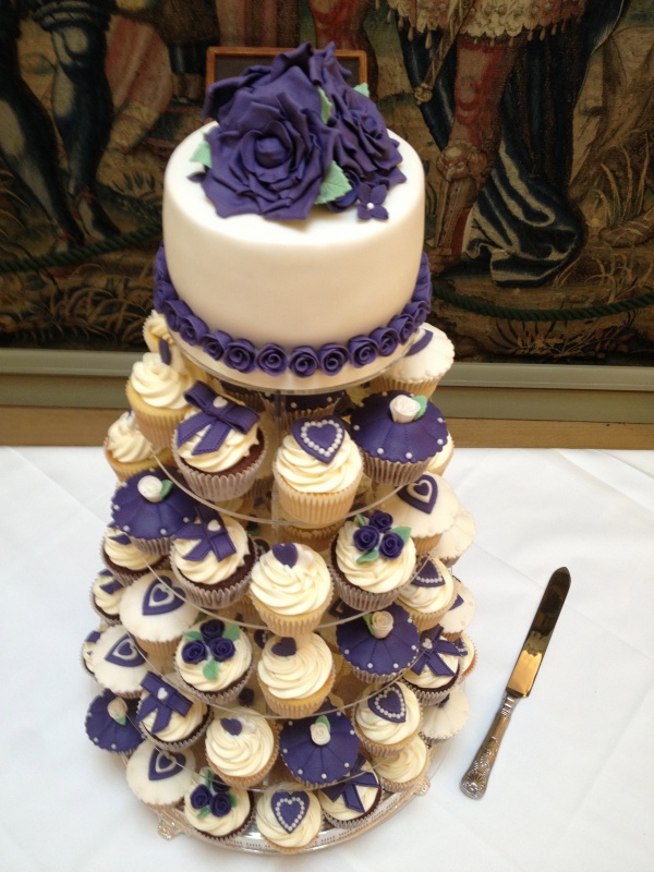 Wedding Cupcakes with Sprinkles