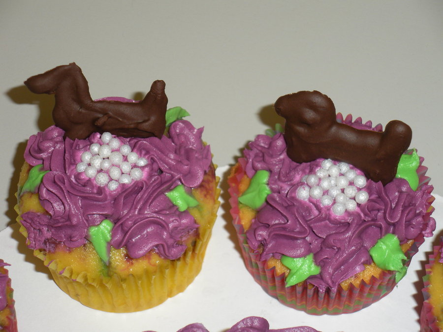 Dachshund Cupcake