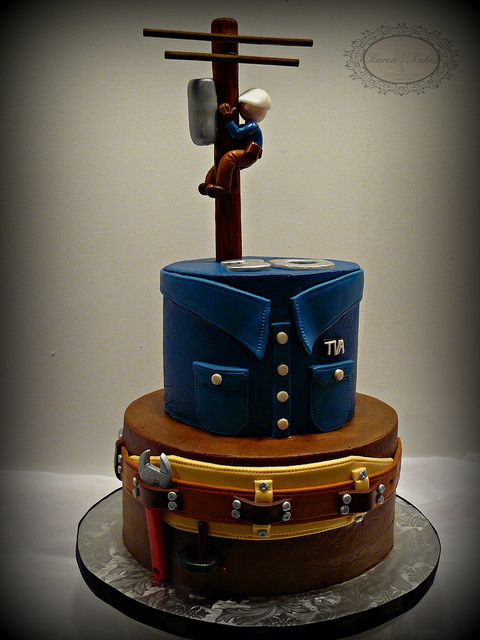 Lineman Birthday Cake Ideas for Men