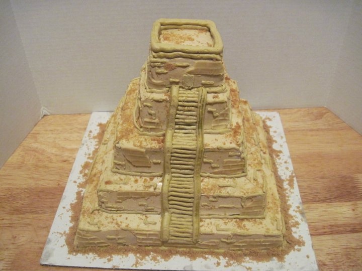 Aztec Temple Cake