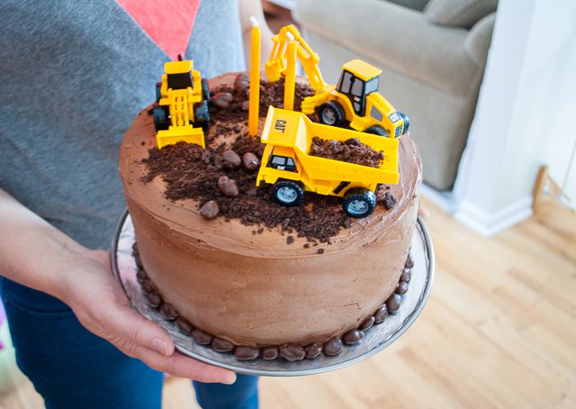 Construction Birthday Cake