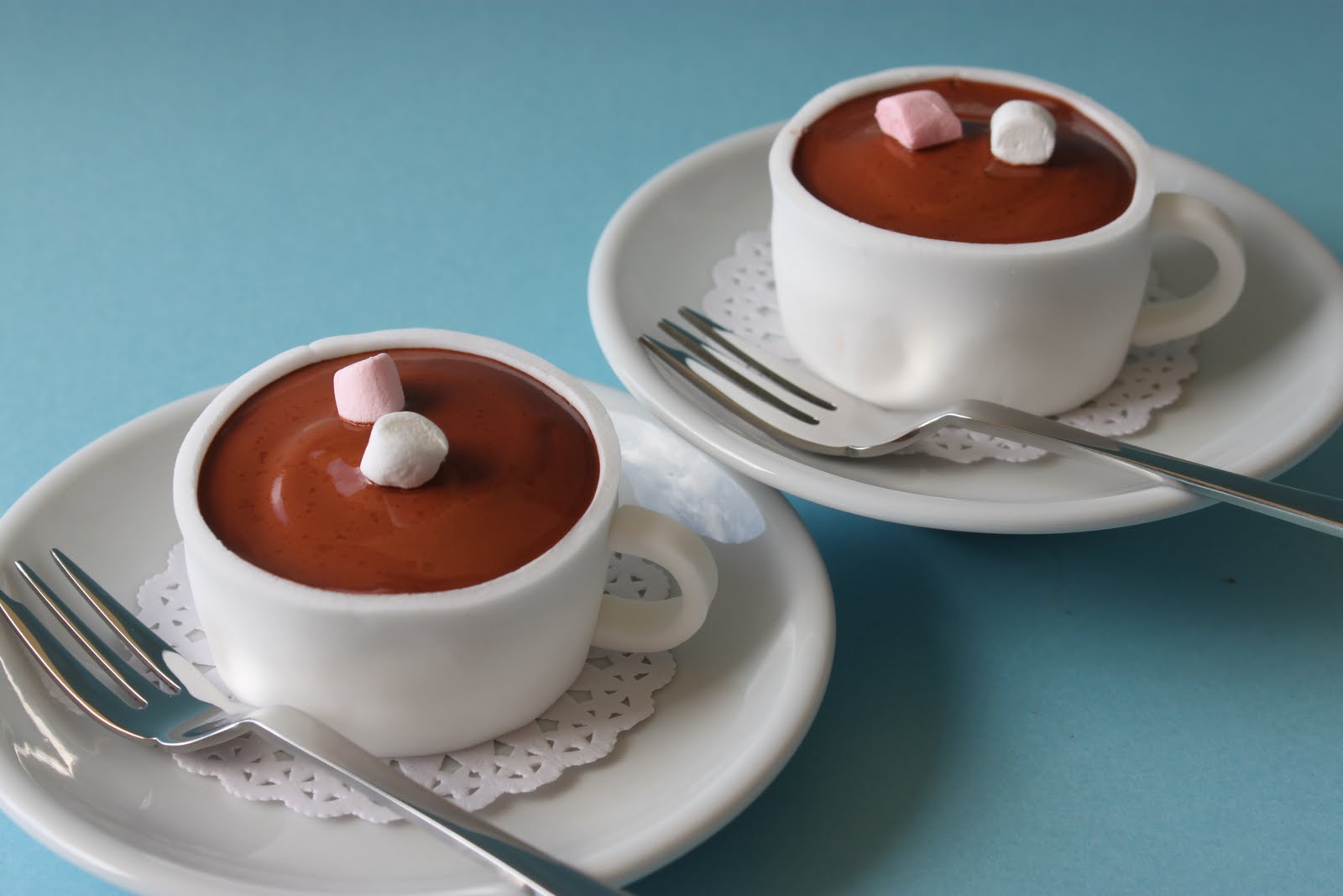 Cup of Hot Chocolate Cupcakes