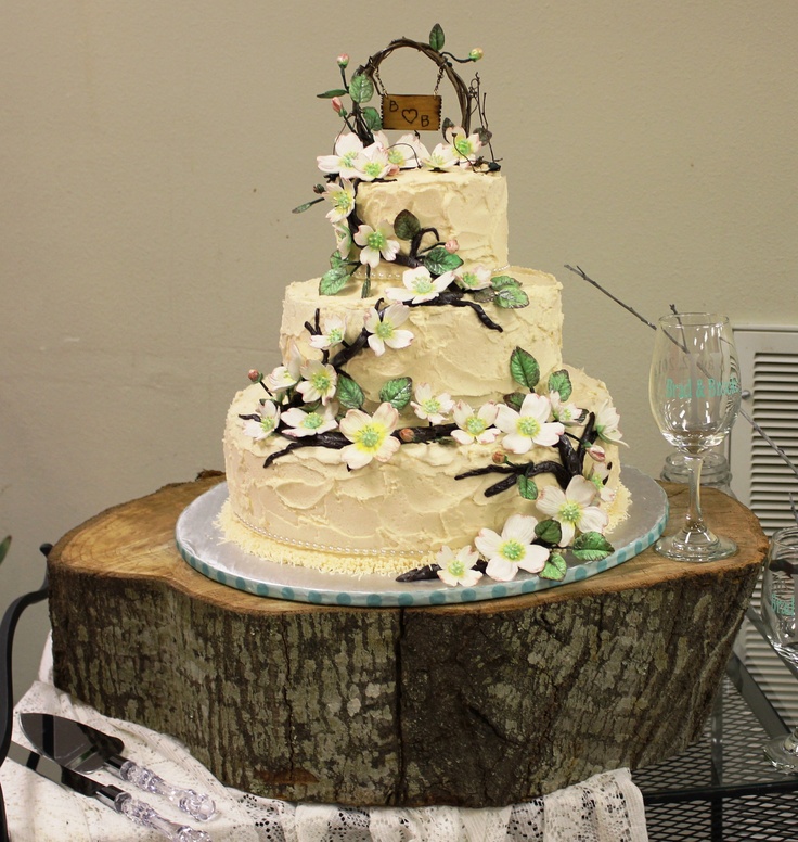 Dogwood Wedding Cake