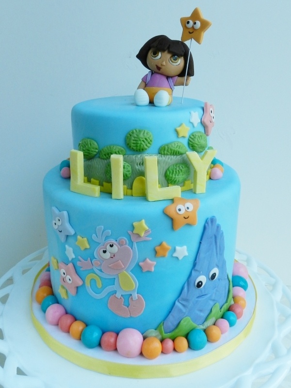 Dora Explorer Birthday Cake