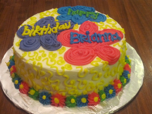 Happy Birthday Brianna Cake