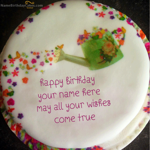 Happy Birthday Cake with Name