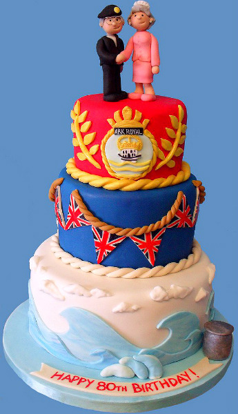 Navy Birthday Cake