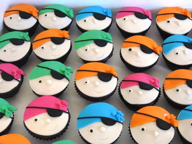 Pirate Birthday Cake Cupcakes