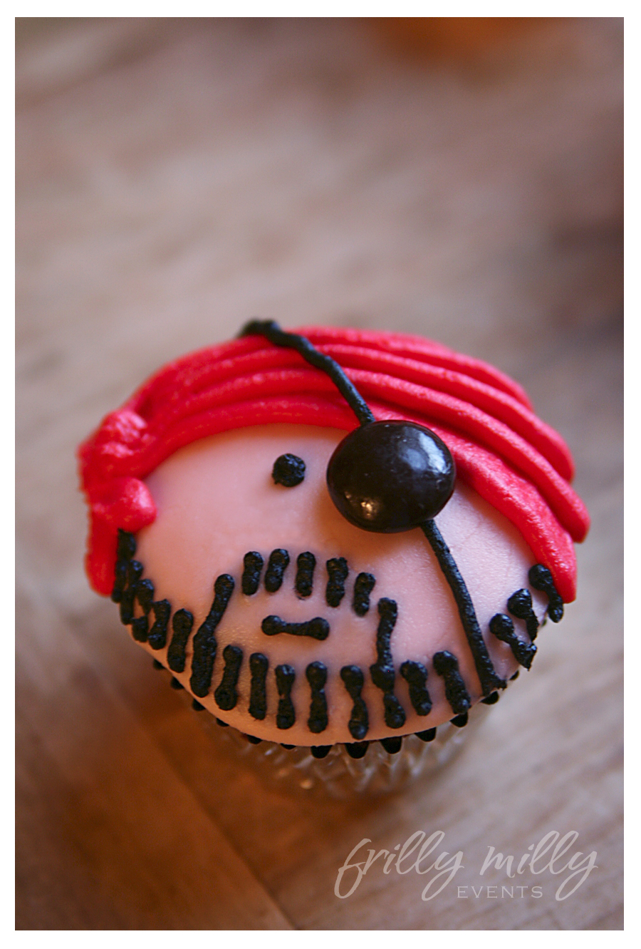 Pirate Birthday Cupcakes