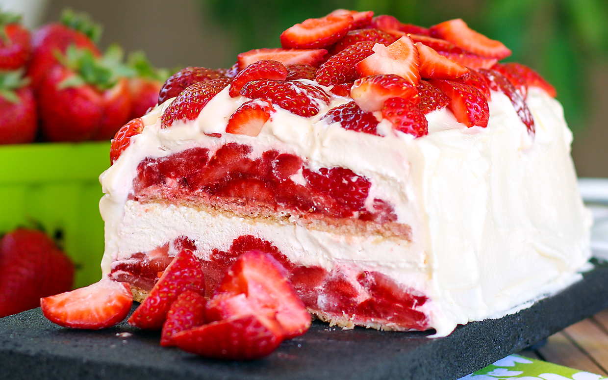 Strawberry Shortcake Cake Recipe Box