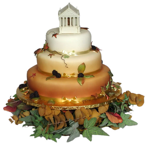 Temple Wedding Cake