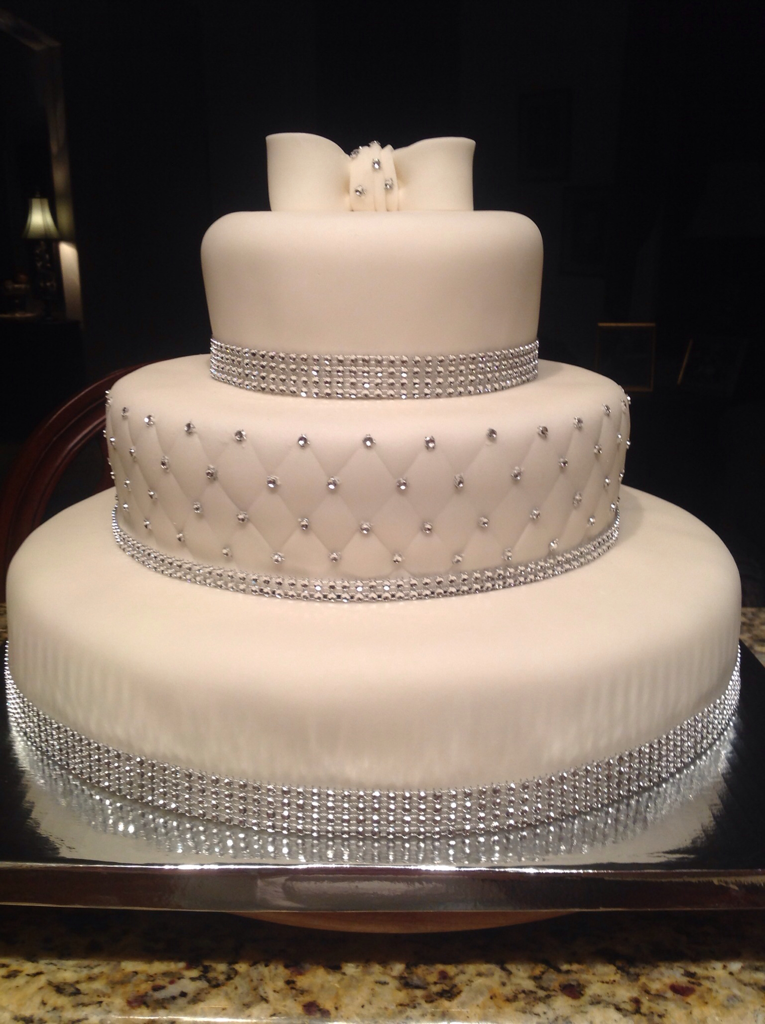 Wedding Cake with Bling