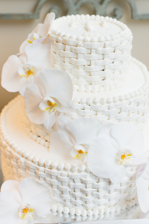 Basketweave Wedding Cake