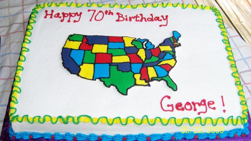 11 Photos of United States Birthday Cakes