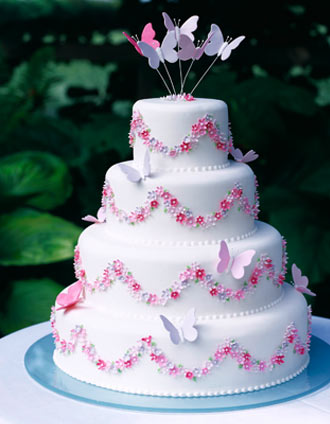 Butterfly Wedding Cake Design