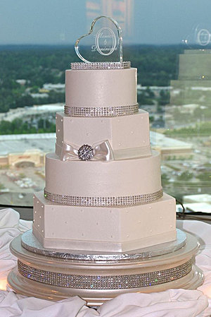 Diamond Wedding Cake Stand