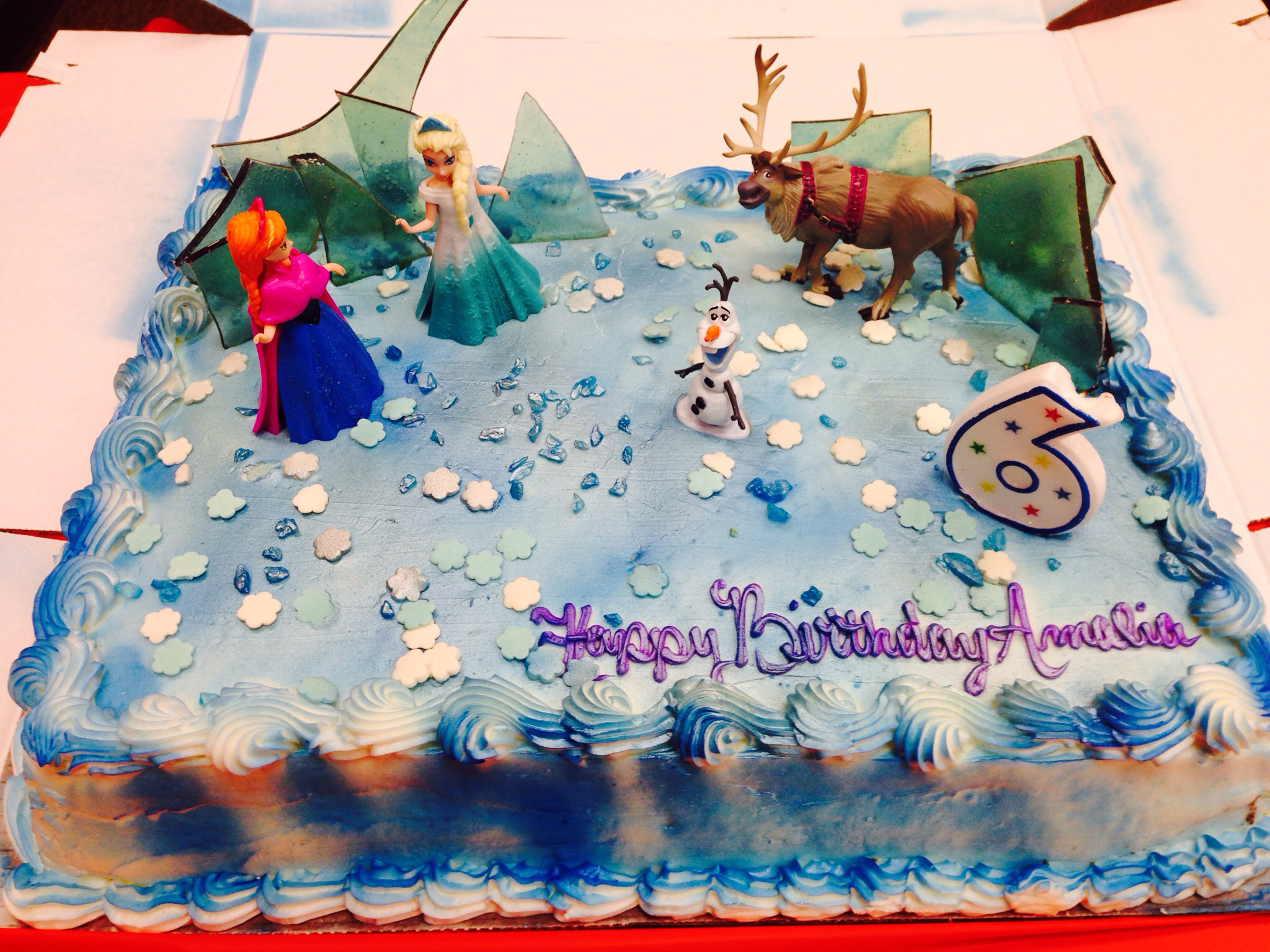 Disney Frozen Birthday Cake