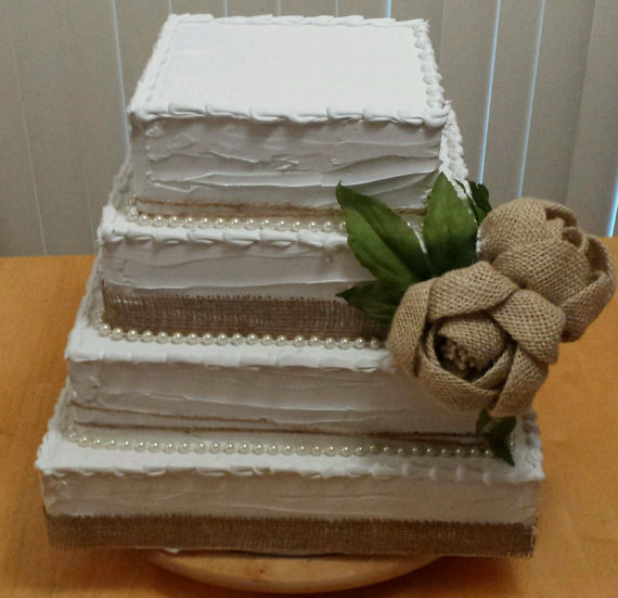 Fake Wedding Cake with Layers