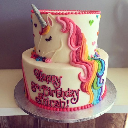 Girls Unicorn Birthday Cake