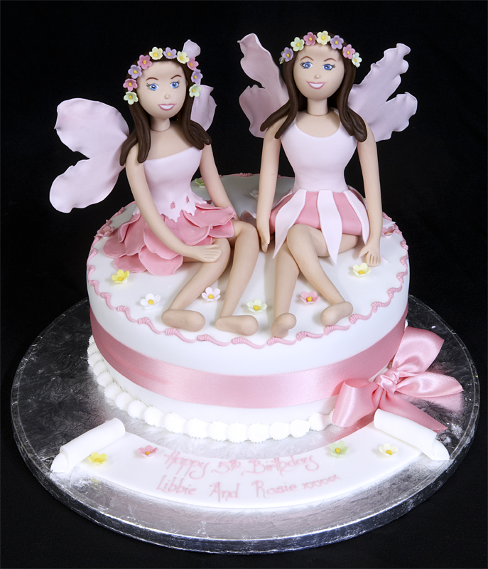 Happy Birthday Cakes Twin Girls