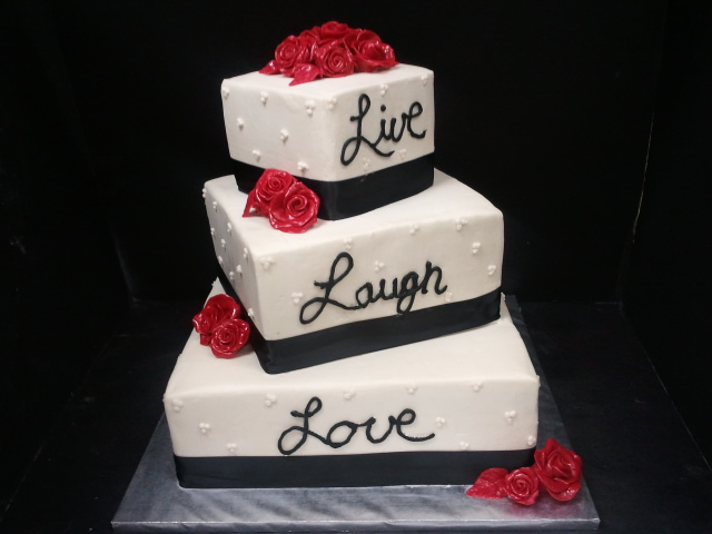 Live Laugh Love Cake