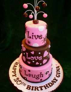 Live Laugh Love Cake