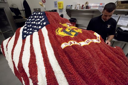 Marine Corps Birthday Ball Cake