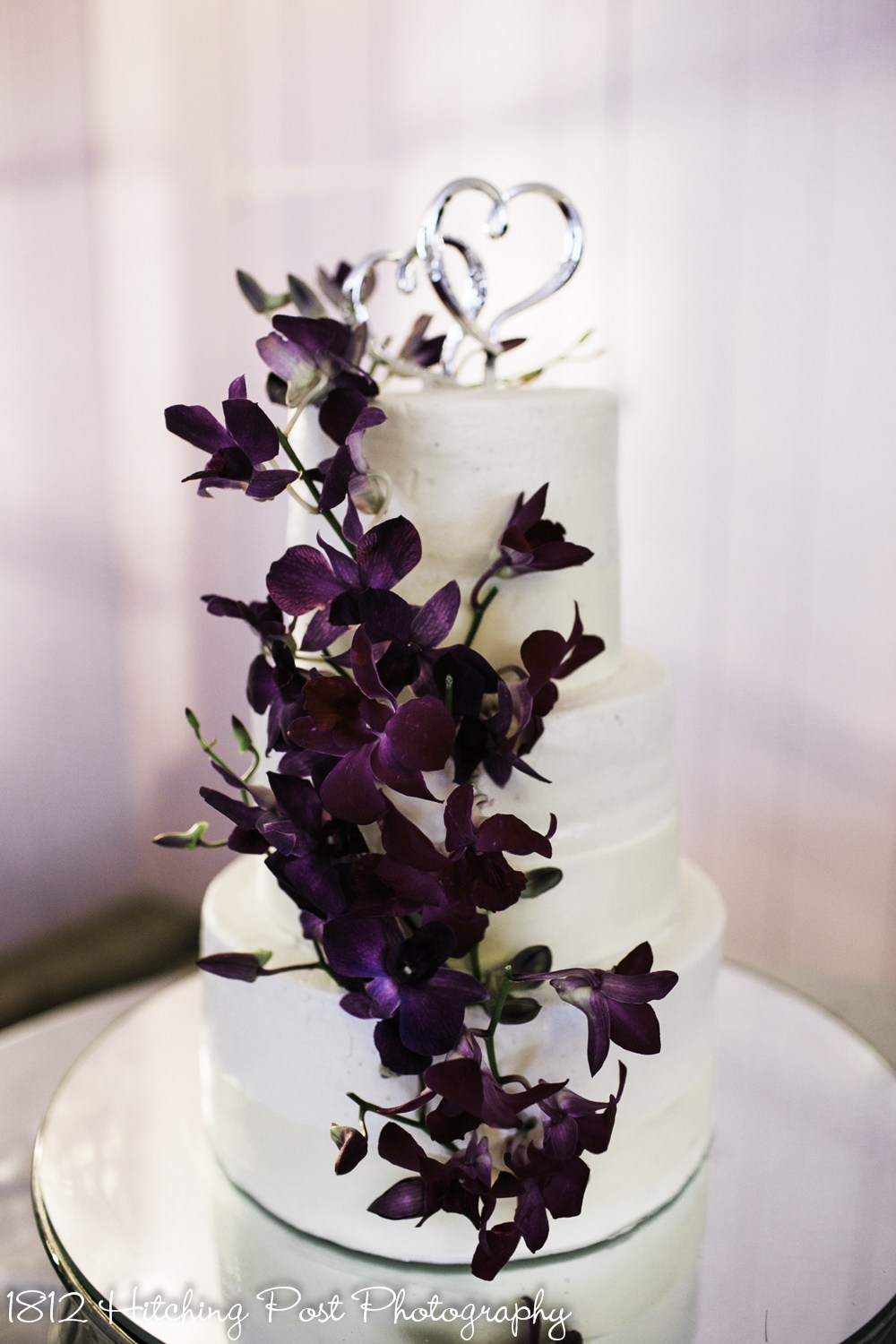 Plum Wedding Cake