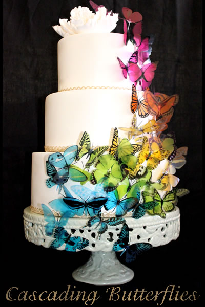 Rainbow Wedding Cake