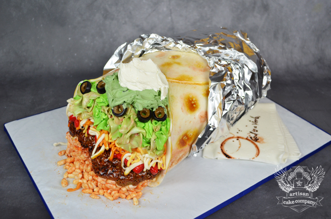 Realistic Burrito Cake