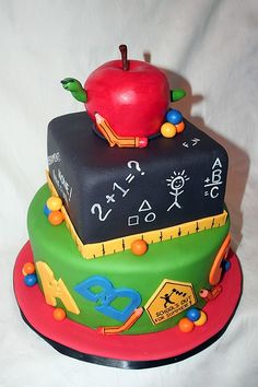 School Themed Cake