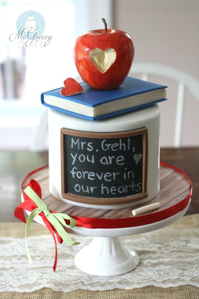 Teacher Birthday Cake