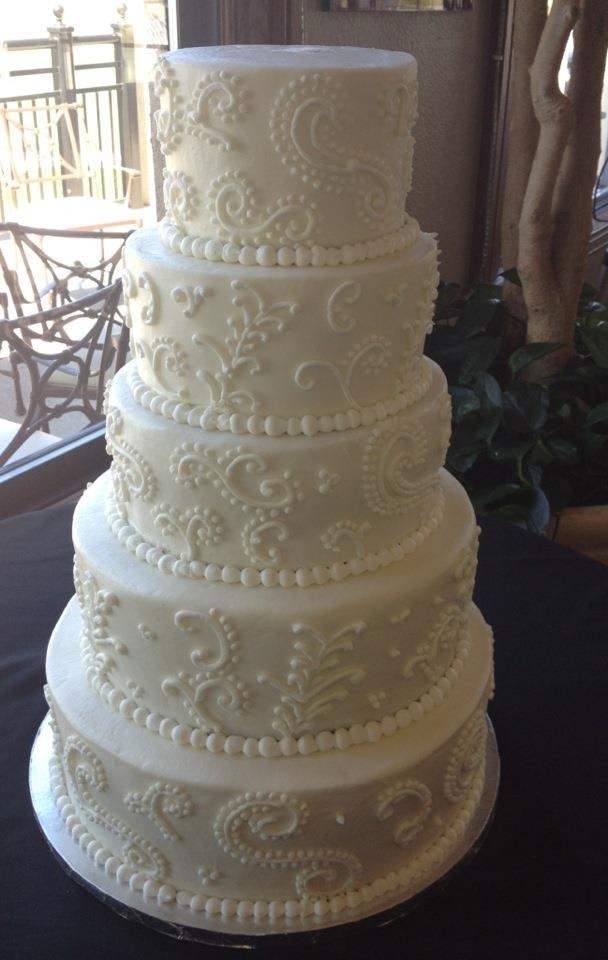 Wedding Cakes with Scroll Designs