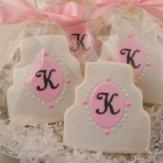 Wedding Dress Decorated Sugar Cookies