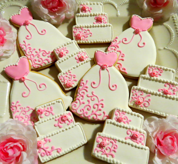 Wedding Shower Decorated Sugar Cookies