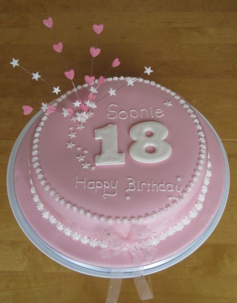 18th Birthday Cake Ideas for Girls