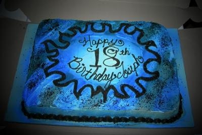 10 Photos of Blue And White 18th Birthday Cakes For Boys